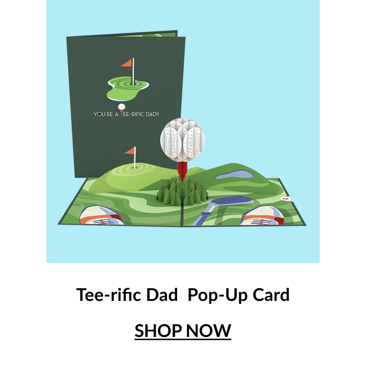 Tee-rific Dad pop-up card — $4 deal