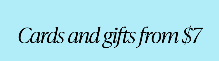 Father's Day cards and gifts from $7