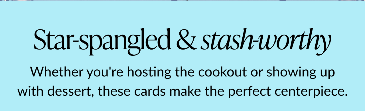 Star-spangled and stash-worthy patriotic pop-up cards.