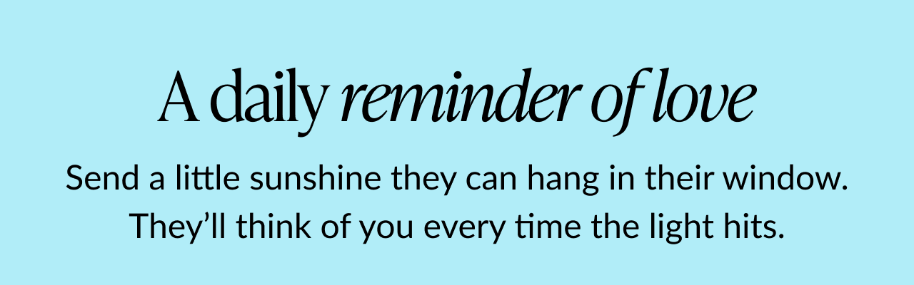 A daily reminder of love — Suncatcher Cards