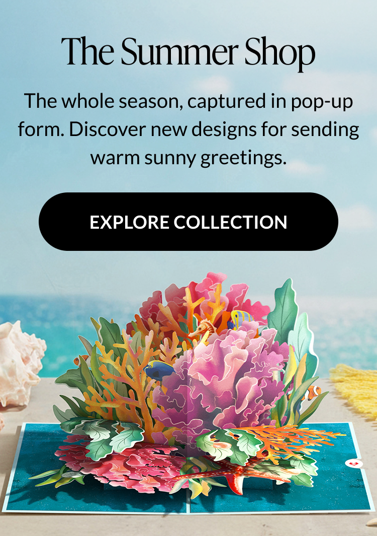 The Summer Shop — summer pop-up cards