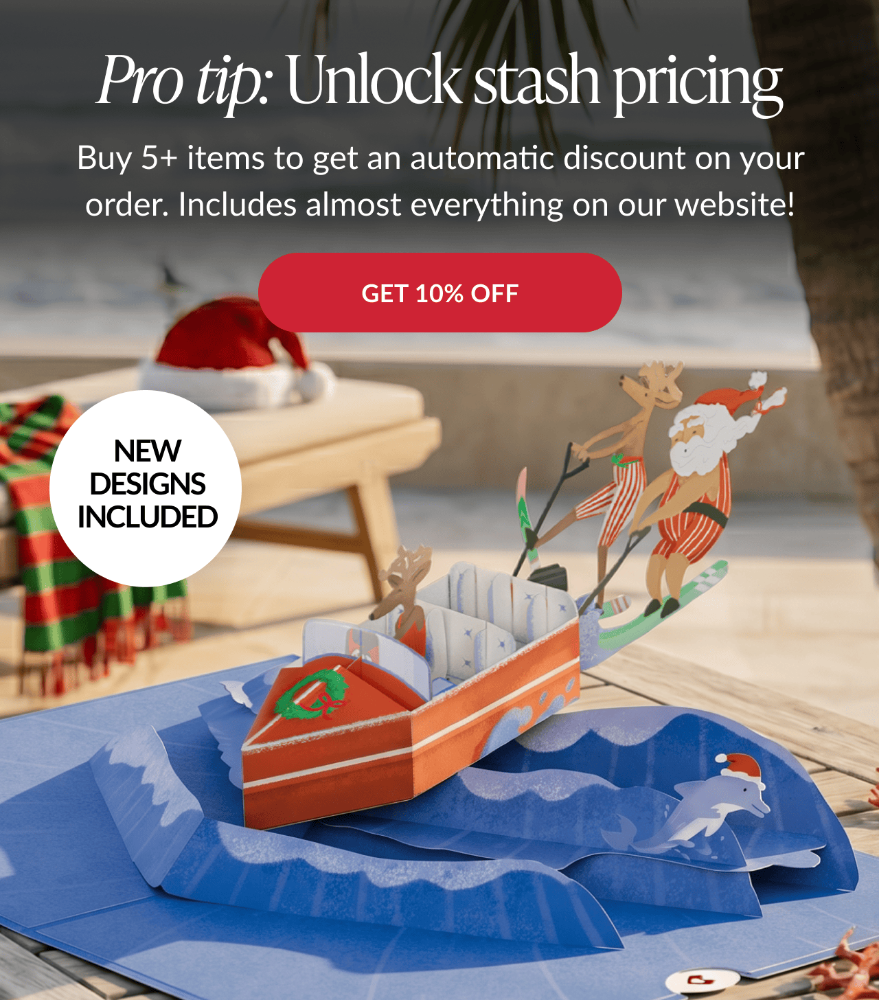 Pro tip: unlock stash pricing, buy 5 save 10 percent