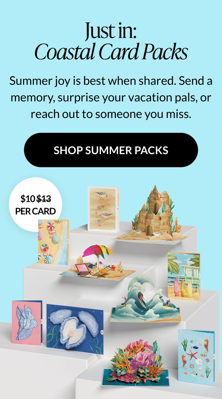 Just in: coastal card packs, shop multi-card sets