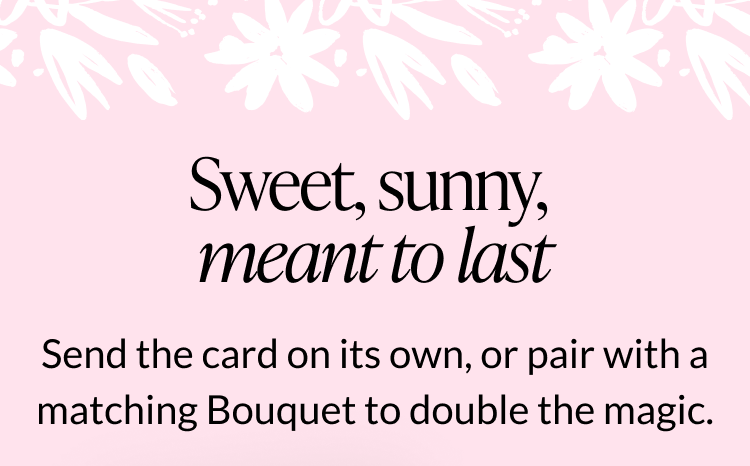 Sweet, sunny, meant to last — shop birthday suncatcher cards