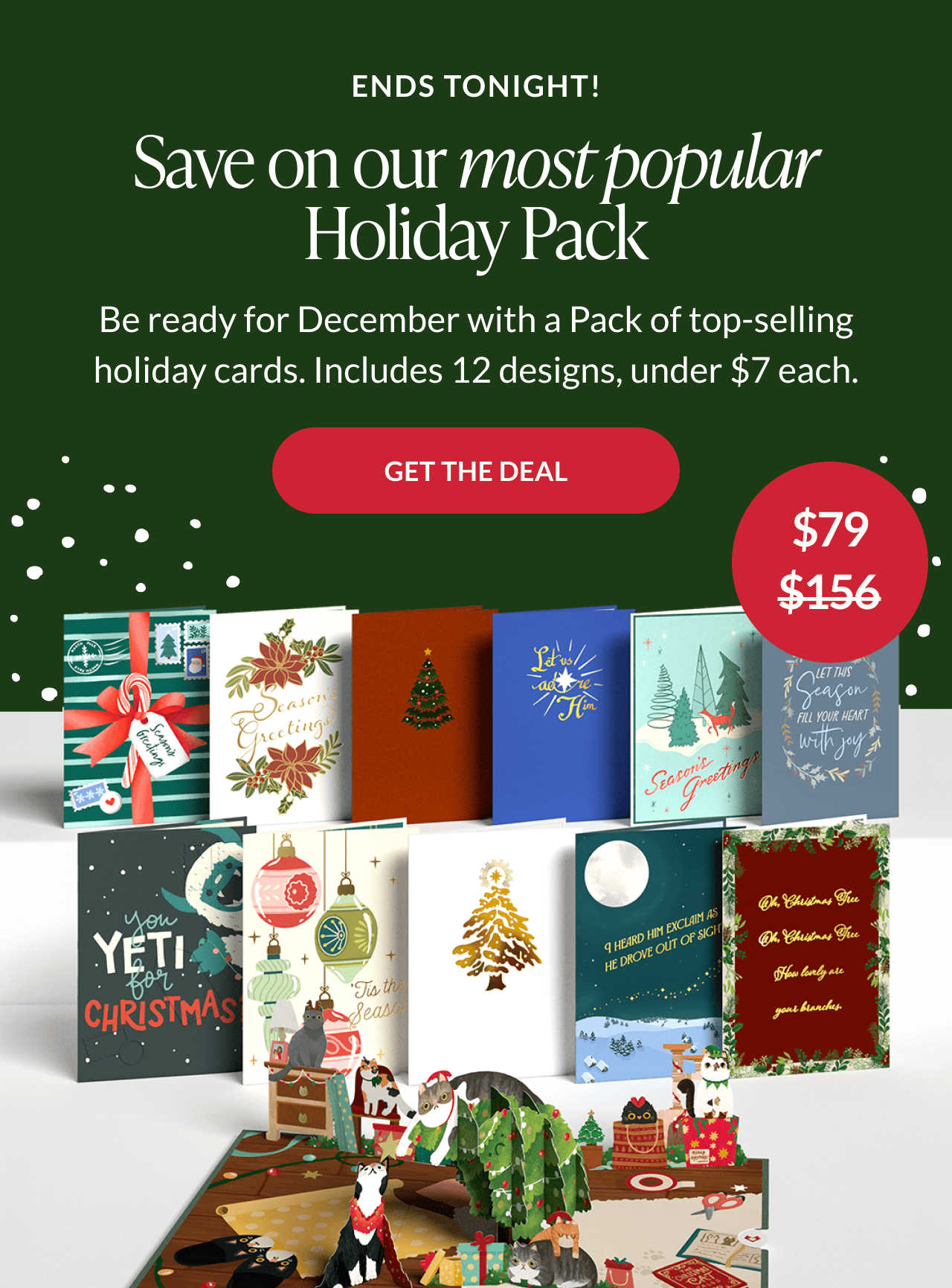 Save on our most popular 12 Days of Christmas holiday pack