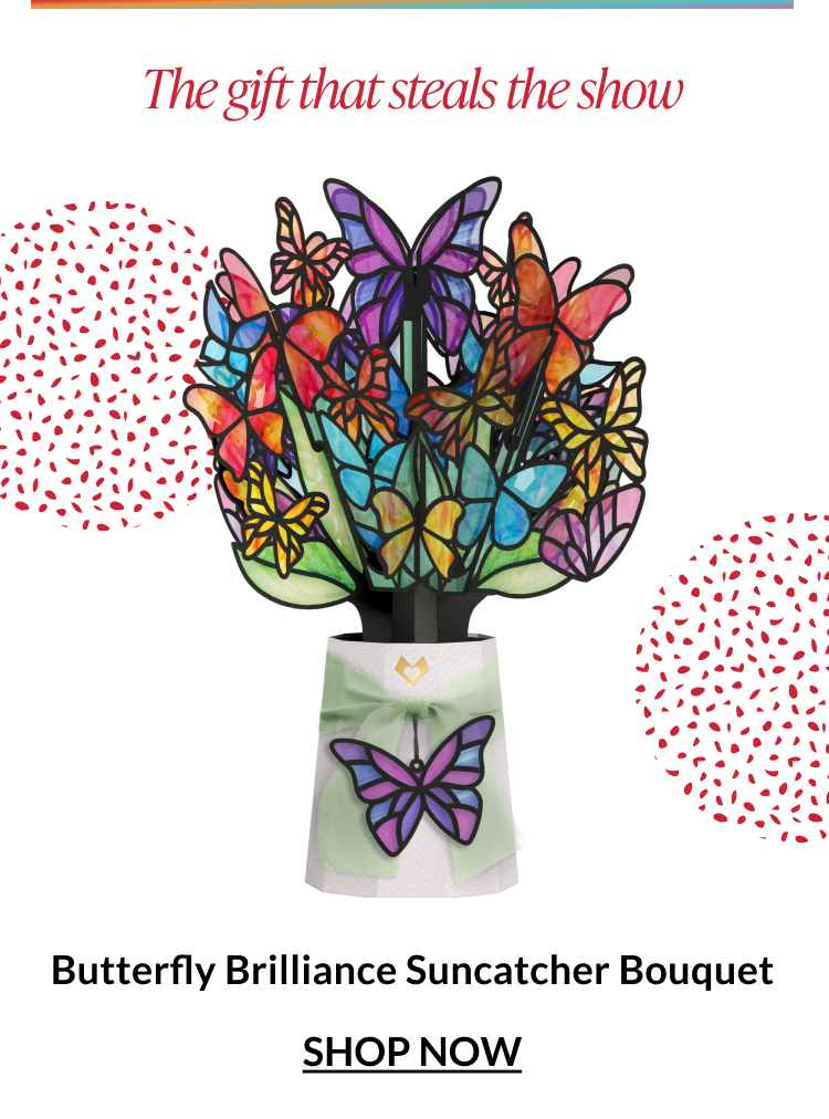 Butterfly Brilliance Suncatcher Bouquet