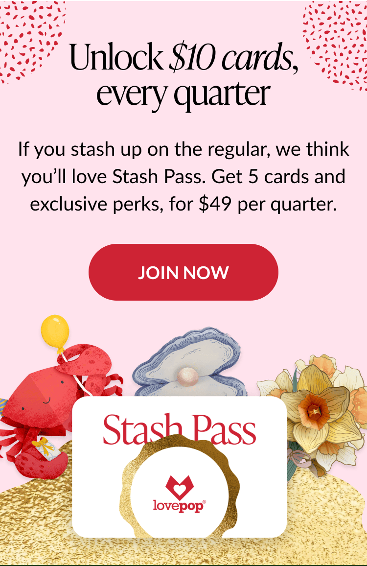 Unlock $10 cards every quarter with Stash Pass