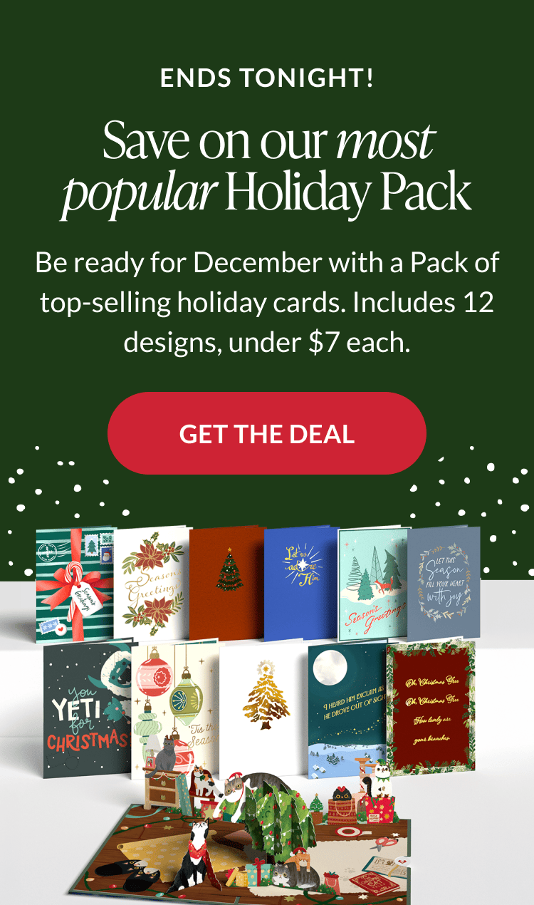 Save on our most popular 12 Days of Christmas holiday pack
