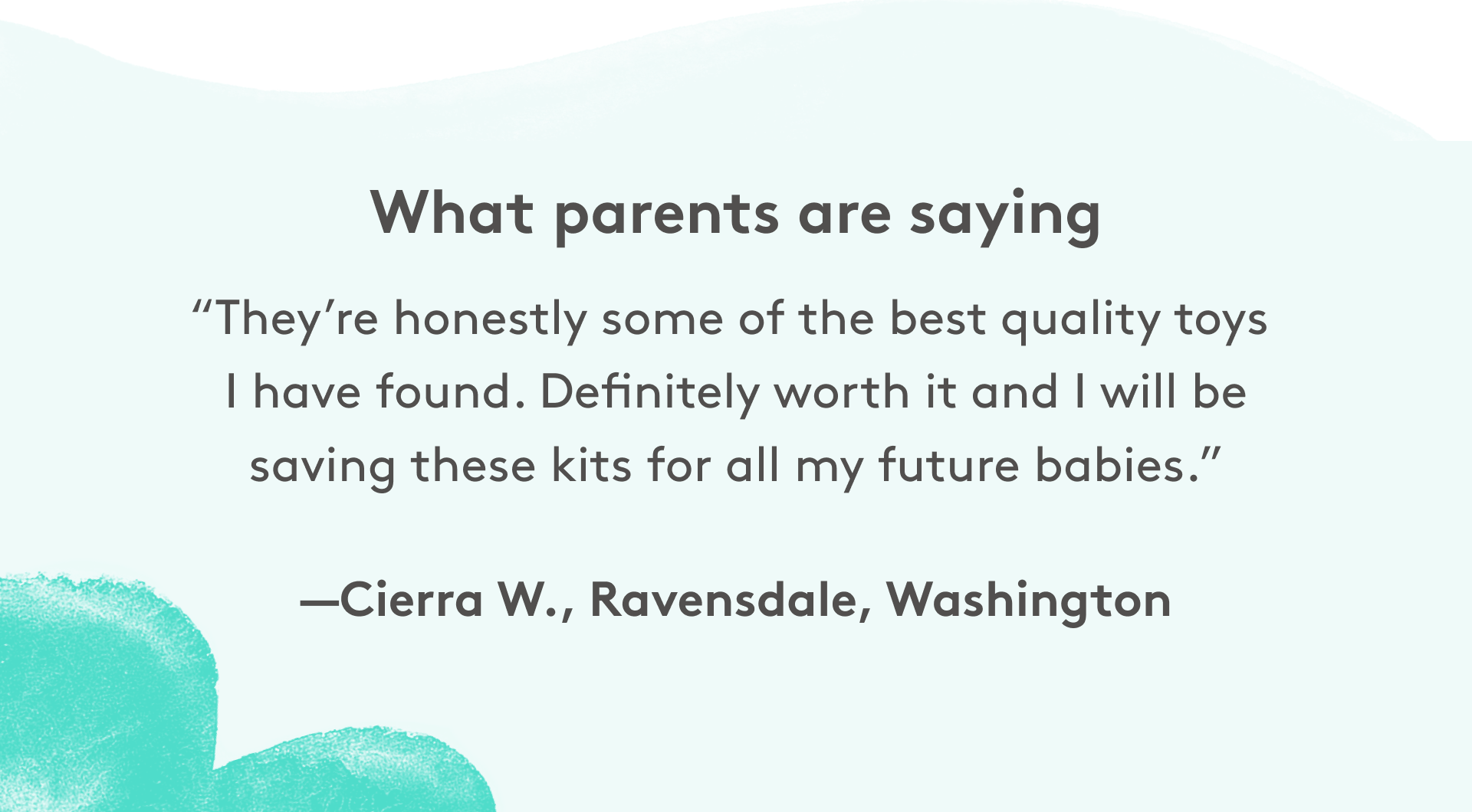 What parents are saying...