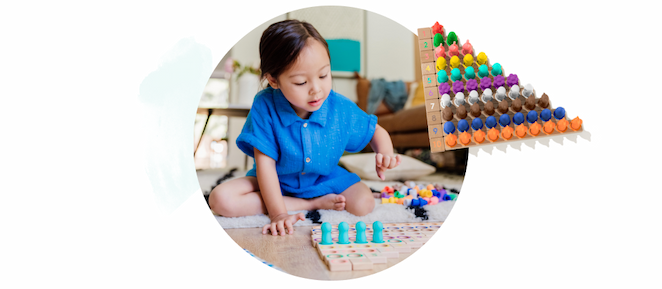 Montessori Math Bars & Number Tiles