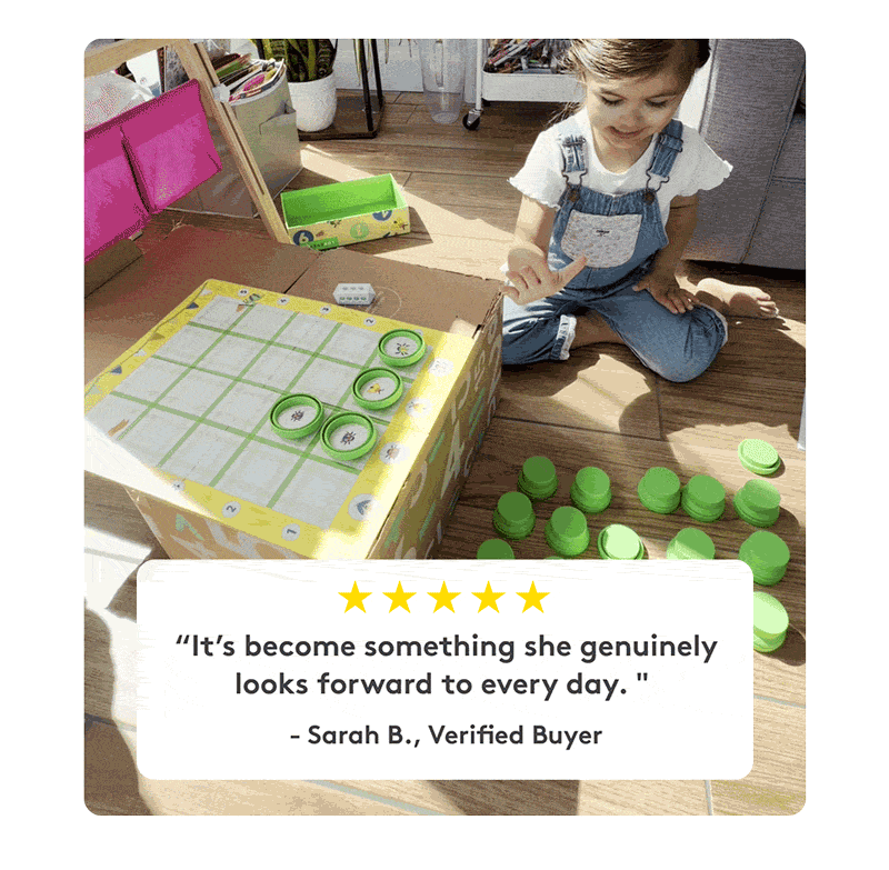 “It’s become something she genuinely looks forward to every day. " - Sarah B., Verified Buyer