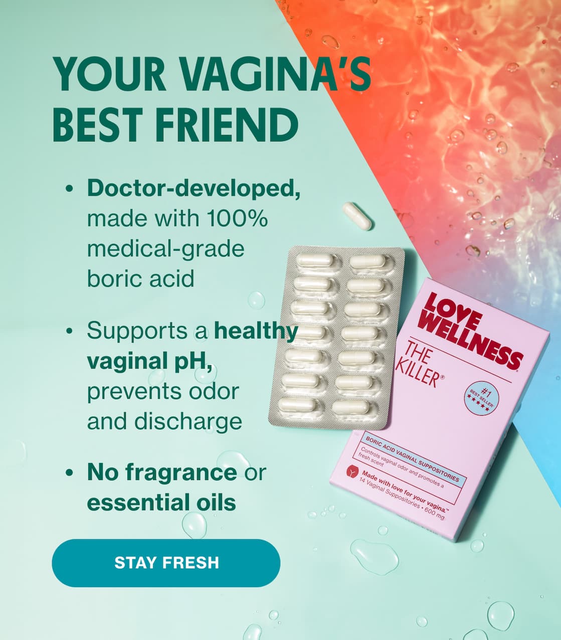 YOUR VAGINA'S BEST FRIEND | STAY FRESH