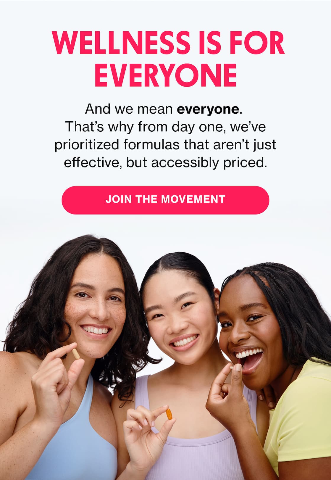 WELLNESS IS FOR EVERYONE | JOIN THE MOVEMENT