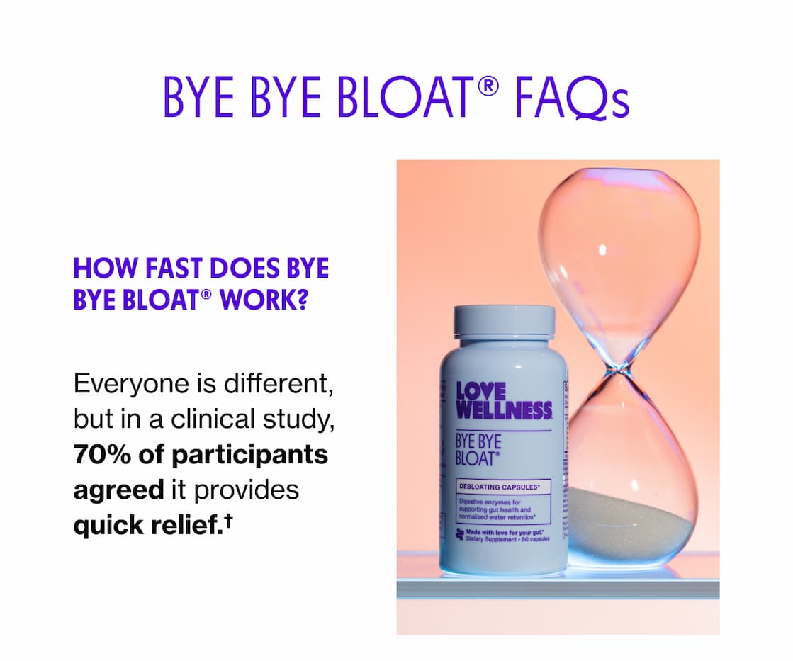 BYE BYE BLOAT FAQs | How fast does Bye Bye Bloat work?
