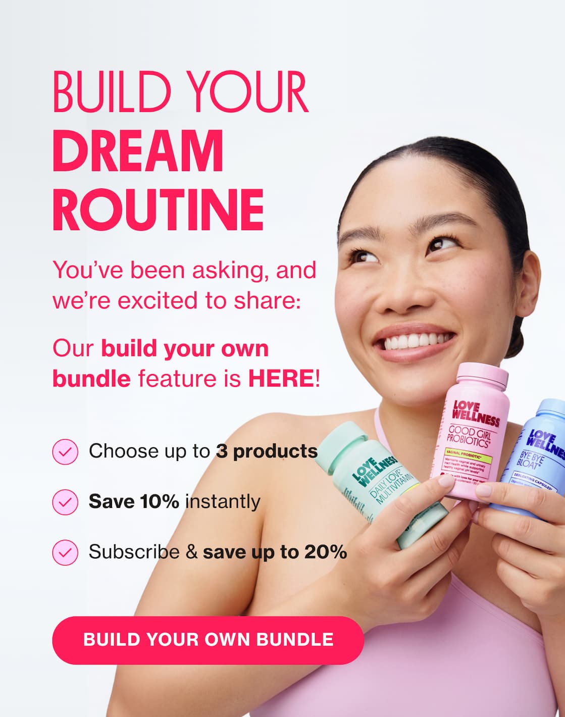 BUILD YOUR DREAM ROUTINE | You've been asking, and we're excited to share: Our build your own bundle feature is HERE! | BUILD YOUR OWN BUNDLE