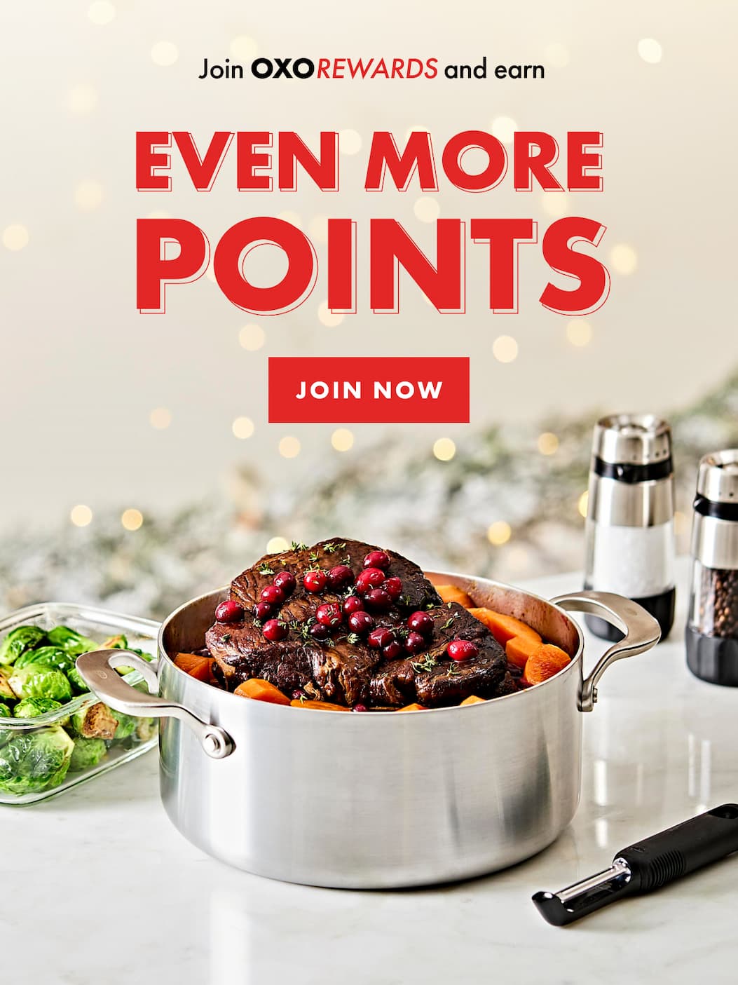 Join OXOREWARDS and earn EVEN MORE POINTS | JOIN NOW