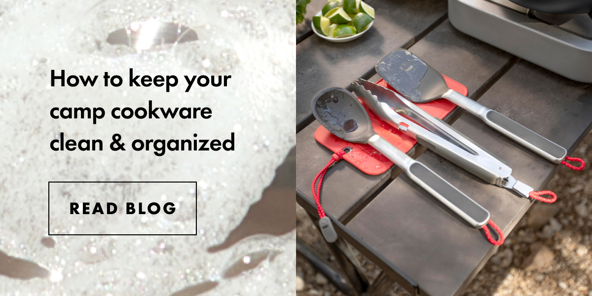 How to keep your camp cookware clean and organized. 