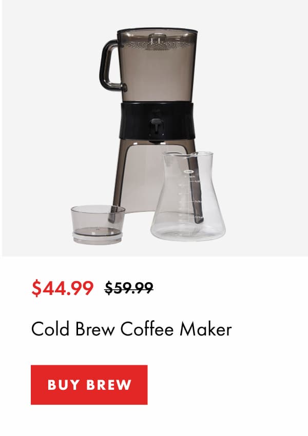 $44.99 Cold Brew Coffee Maker | BUY BREW