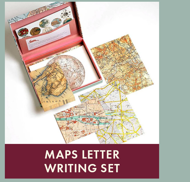 Maps Letter Writing Set