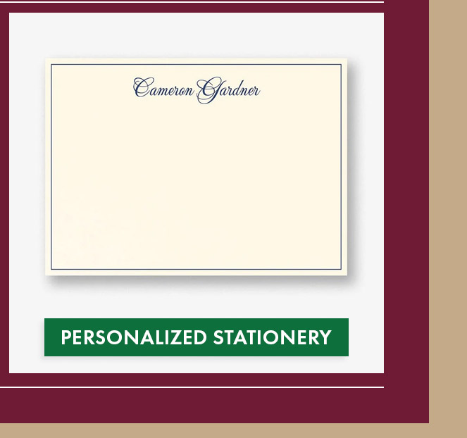 Personalized Stationery