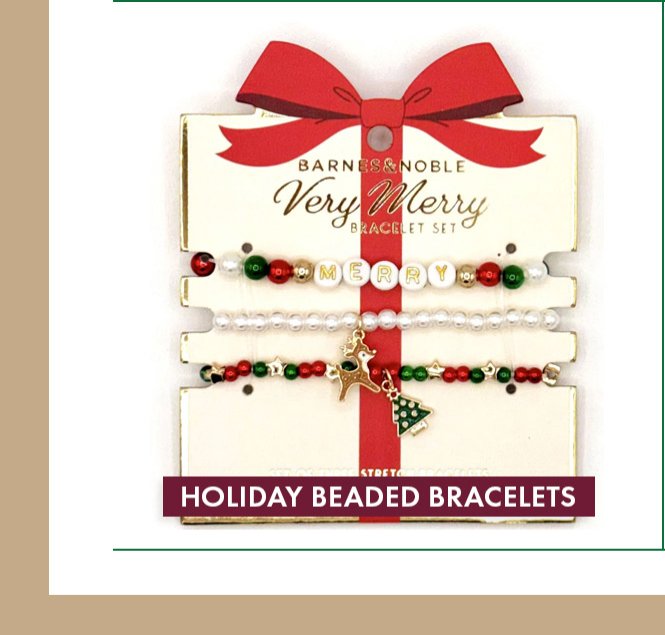 Holiday Beaded Bracelet Set of 3