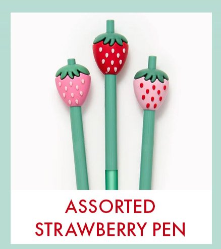 Assorted Strawberry Pen