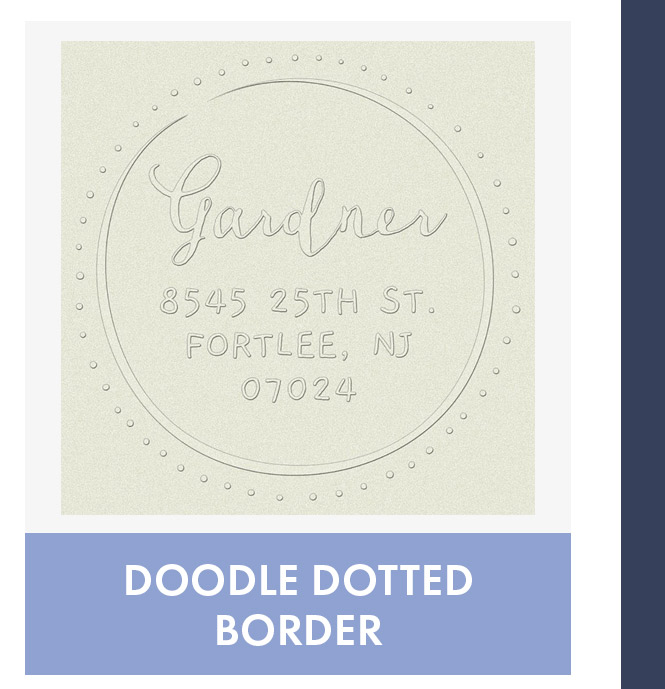 Doodle Dotted Border