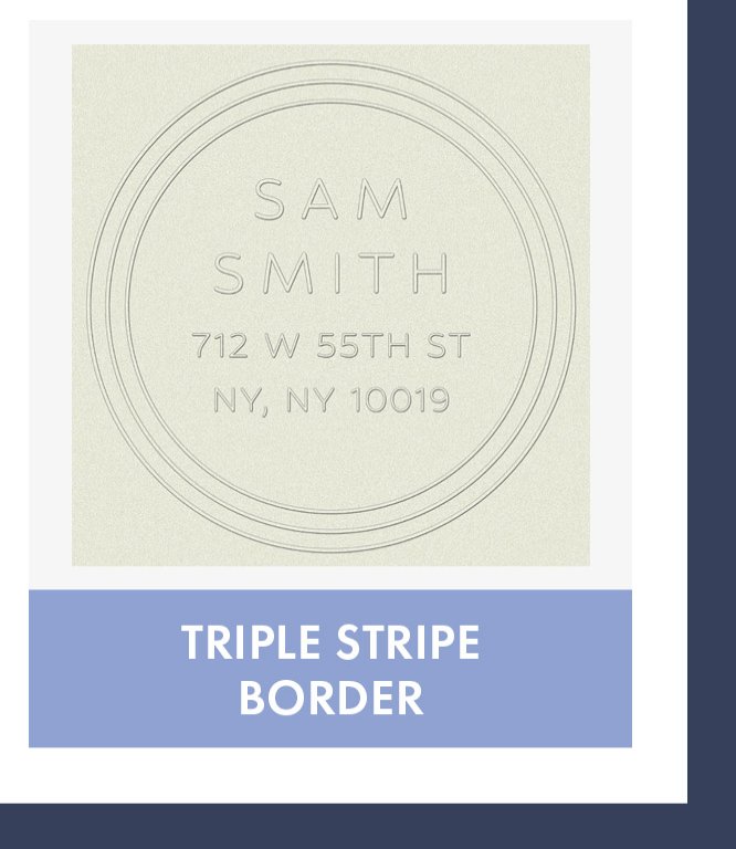 Triple Stripe Border