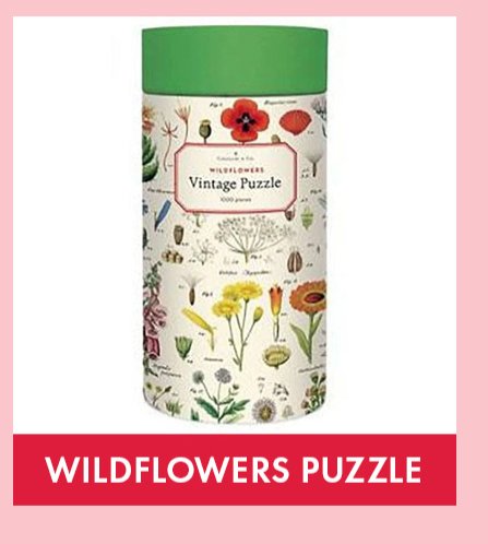 Cavallini & Co - Wildflowers 1,000 Piece Jigsaw Puzzle