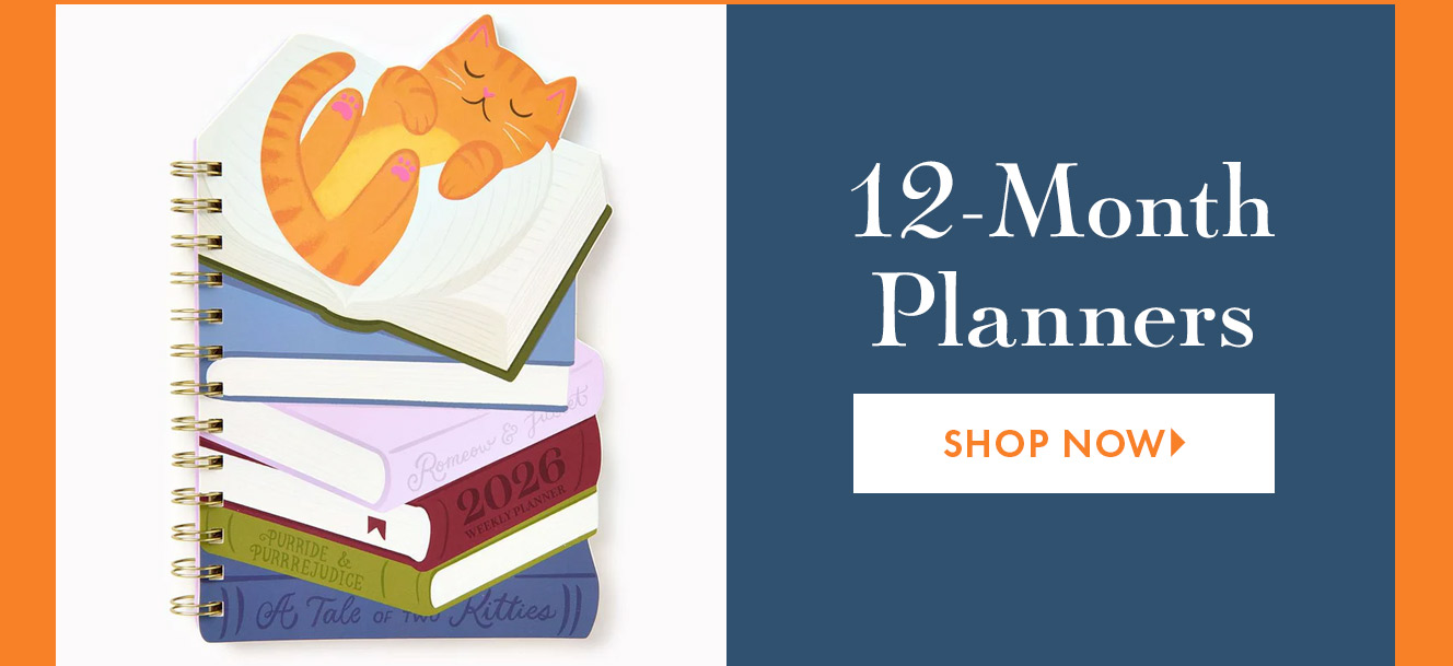 12 month Planners
