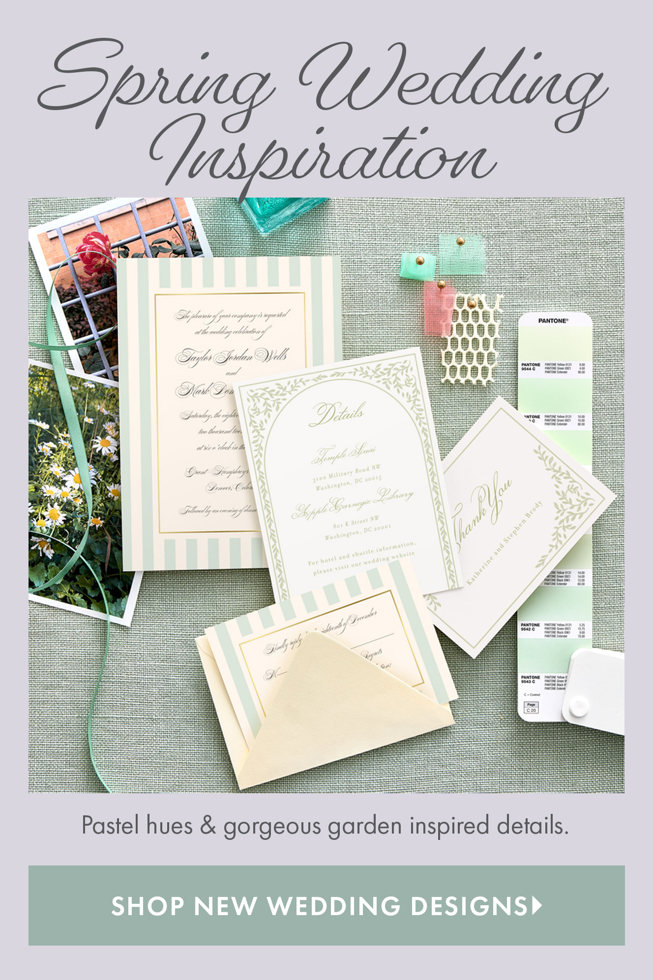 Spring Wedding Invitations