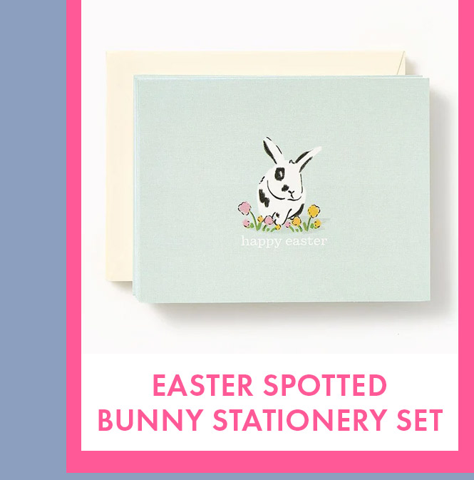 Easter Spotted Bunny Stationery Set