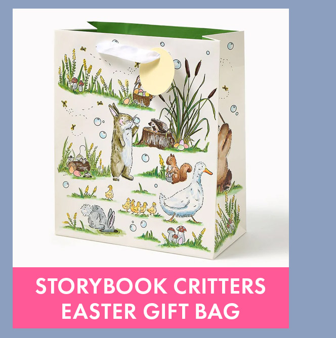 Storybook Critters Medium Easter Gift Bag