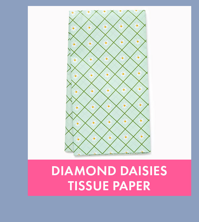 Diamond Daisies Tissue Paper