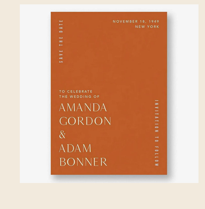 Ceremony Save the Date Card