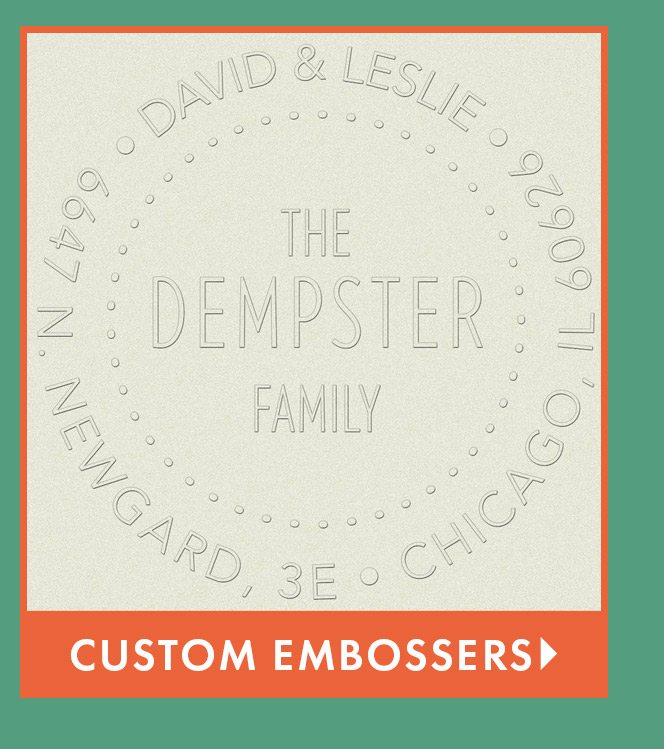 Custom Return Address Embossers