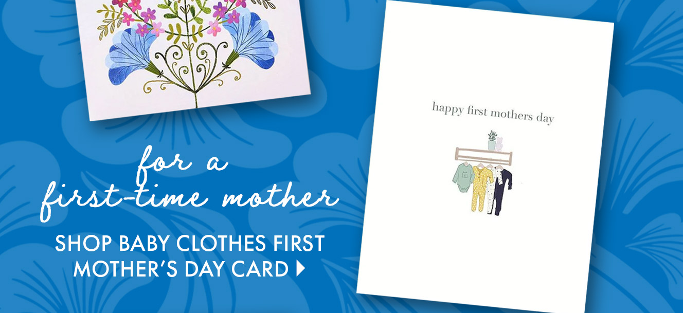 Baby Clothes First Mother's Day Card