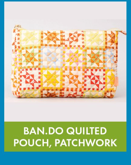ban.do Quilted Pouch, Patchwork