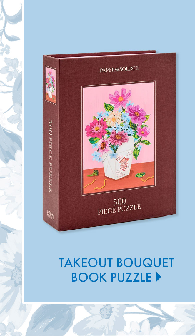 PS Takeout Bouquet 500pc Book Puzzle