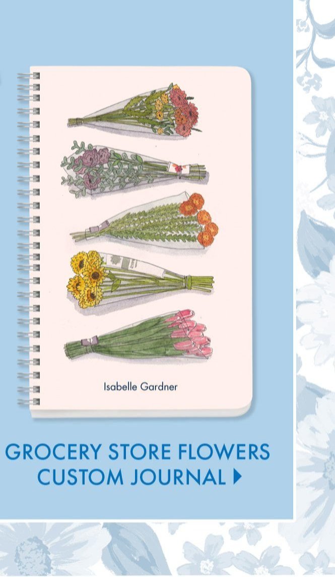 Grocery Store Flowers Journal