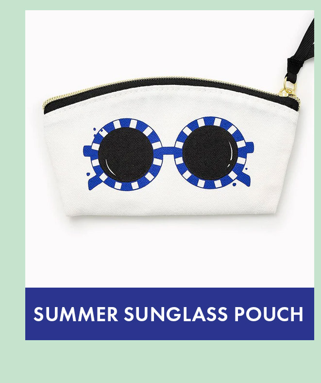 Summer Canvas Sunglass Pouch