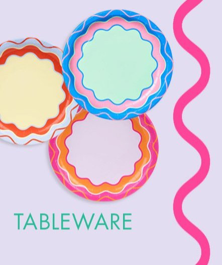 Party Plates, Napkins & Tableware