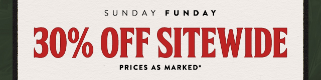 30% off your order