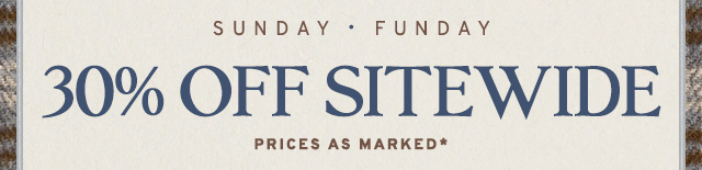 30% off your order