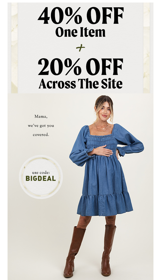 40% Off One Item + 20% Off Across The Site
