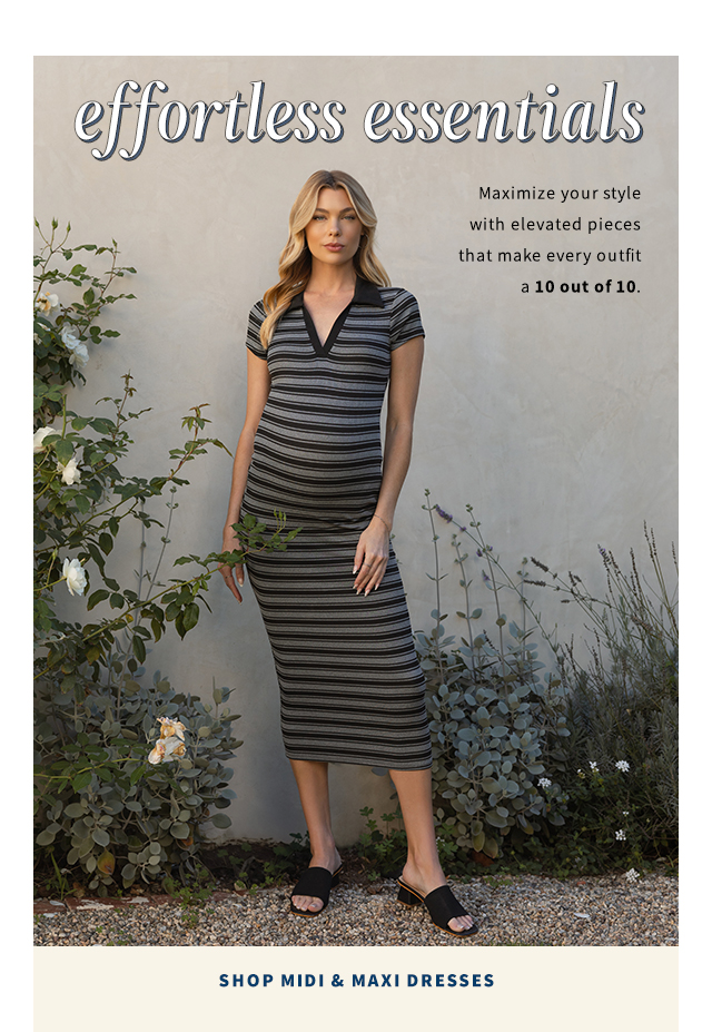 Effortless Essentials - Shop Midi & Maxi Dresses