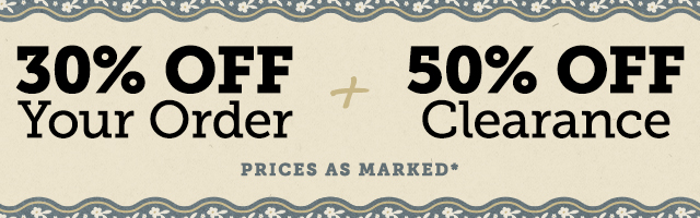 30% off your order