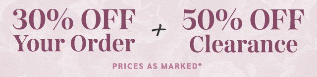 30% off your order