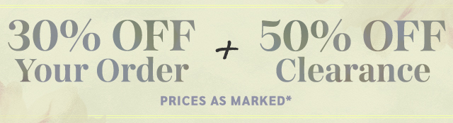 30% off your order