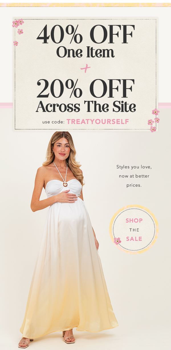 40% Off One Item & 20% Off Today